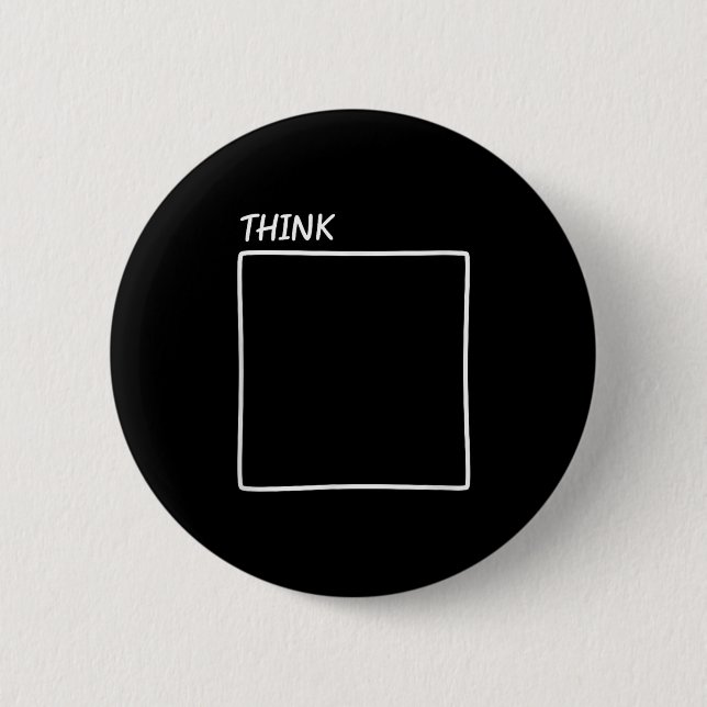 Badge Rond 5 Cm Think Outside The Box New Perspective  (Devant)