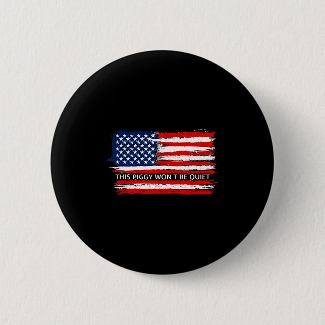 Badge Rond 5 Cm This Ggy Won't Be Quiet Funny Flag  (Devant)