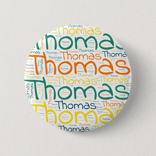 Badge Rond 5 Cm Thomas (Devant)