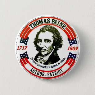 Badge Rond 5 Cm Thomas Paine - bouton