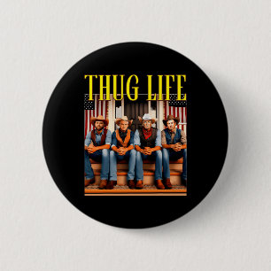 Badge Rond 5 Cm Thug Life Trump Vance Kennedy Elon