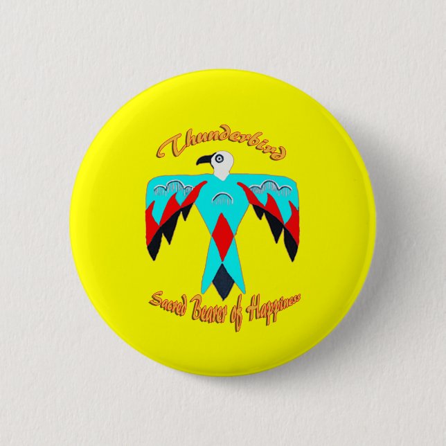 Badge Rond 5 Cm Thunderbird (Devant)