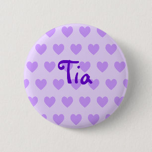 Badge Rond 5 Cm Tia en violet