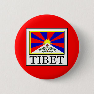 Badge Rond 5 Cm Tibet