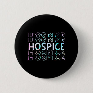 Badge Rond 5 Cm Tie Dye Mignon Infirmière en Soins Palliatifs Équi