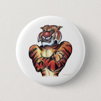 Badge Rond 5 Cm Tiger