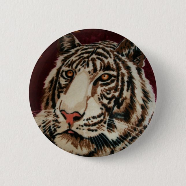 Badge Rond 5 Cm Tigre (Devant)