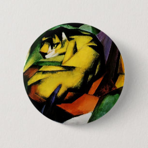 Badge Rond 5 Cm Tigre de Franz Marc