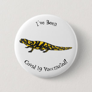 Badge Rond 5 Cm Tigre salamandre