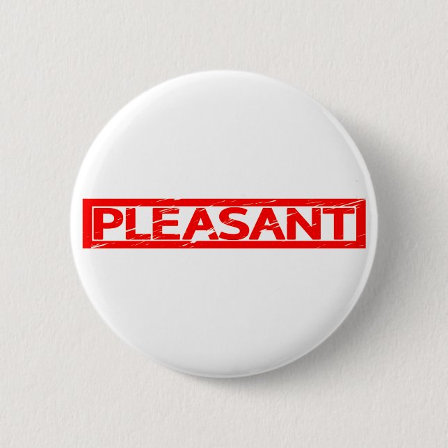 Badge Rond 5 Cm Timbre agréable (Devant)