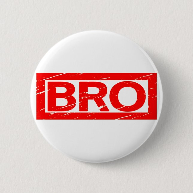 Badge Rond 5 Cm Timbre Bro (Devant)