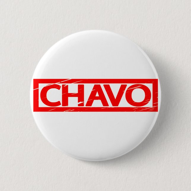 Badge Rond 5 Cm Timbre Chavo (Devant)
