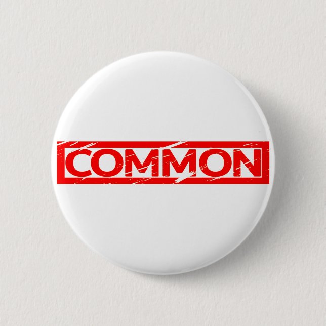 Badge Rond 5 Cm Timbre commun (Devant)