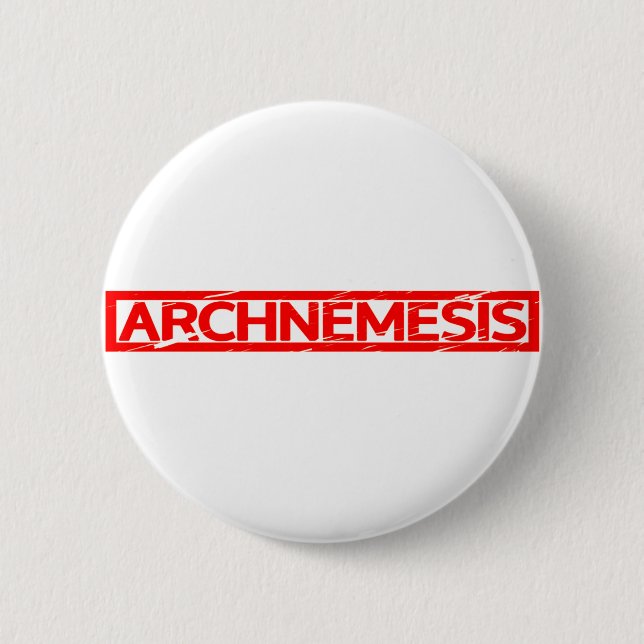 Badge Rond 5 Cm Timbre d'archivage (Devant)