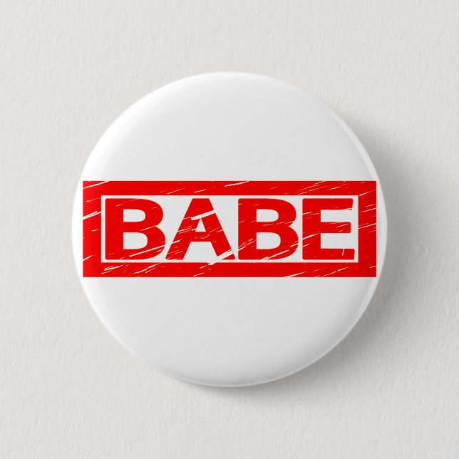 Badge Rond 5 Cm Timbre de bébé (Devant)