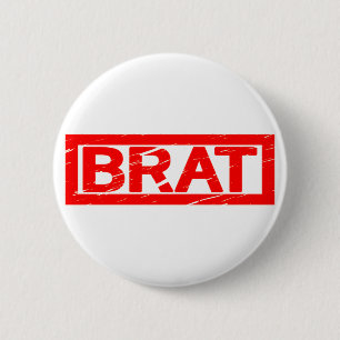 Badge Rond 5 Cm Timbre de Brat