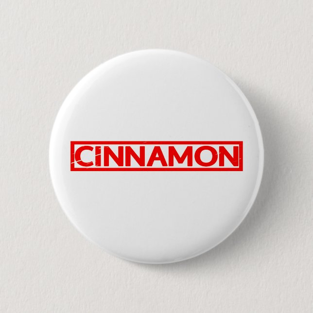 Badge Rond 5 Cm Timbre de cannelle (Devant)