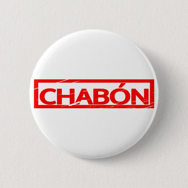 Badge Rond 5 Cm Timbre de Chabón (Devant)