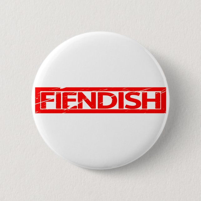 Badge Rond 5 Cm Timbre de fin (Devant)
