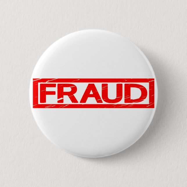 Badge Rond 5 Cm Timbre de fraude (Devant)
