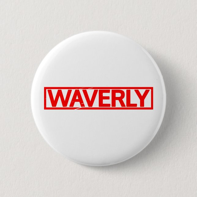 Badge Rond 5 Cm Timbre de la vague (Devant)