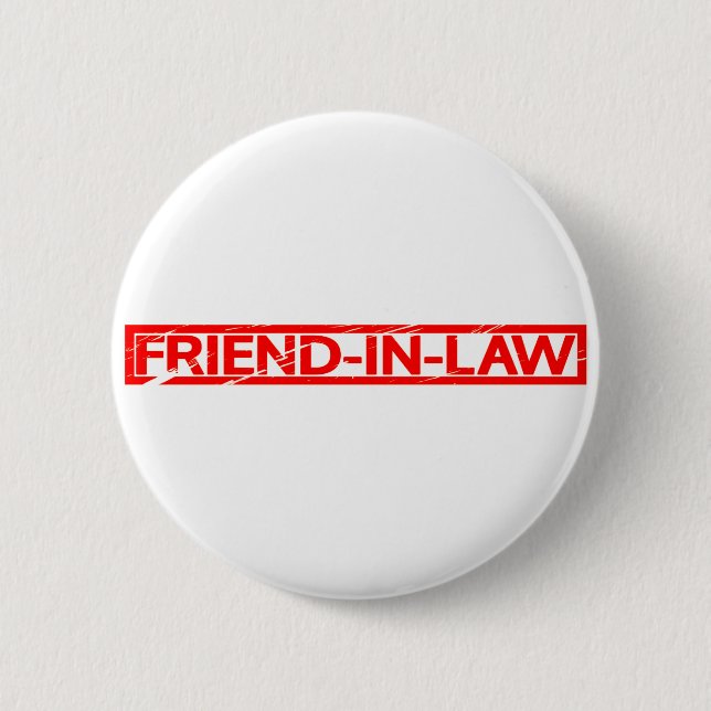 Badge Rond 5 Cm Timbre de l'ami (Devant)