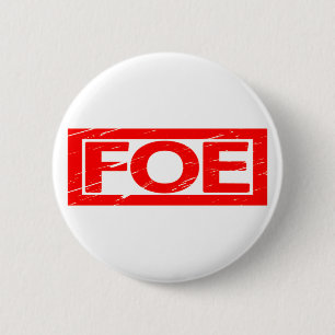 Badge Rond 5 Cm Timbre de l'ennemi