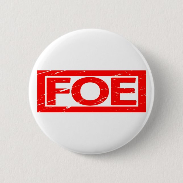 Badge Rond 5 Cm Timbre de l'ennemi (Devant)