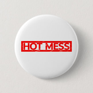 Badge Rond 5 Cm Timbre de mess chaud