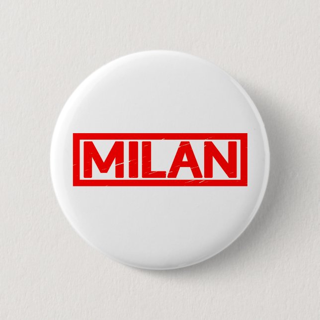 Badge Rond 5 Cm Timbre de Milan (Devant)