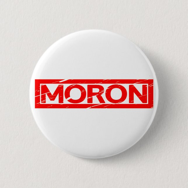 Badge Rond 5 Cm Timbre de Moron (Devant)