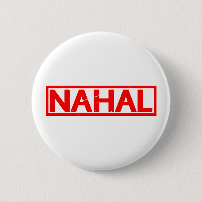 Badge Rond 5 Cm Timbre de Nahal (Devant)