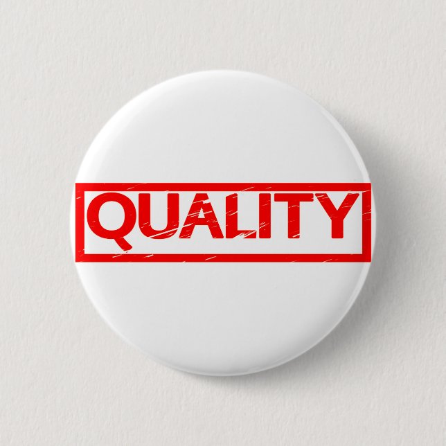 Badge Rond 5 Cm Timbre de qualité (Devant)