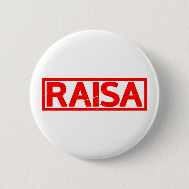 Badge Rond 5 Cm Timbre de Raisa (Devant)