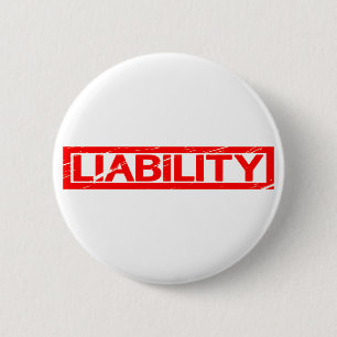 Badge Rond 5 Cm Timbre de responsabilité