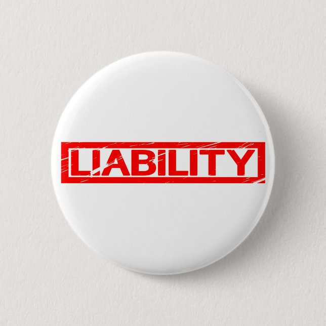 Badge Rond 5 Cm Timbre de responsabilité (Devant)