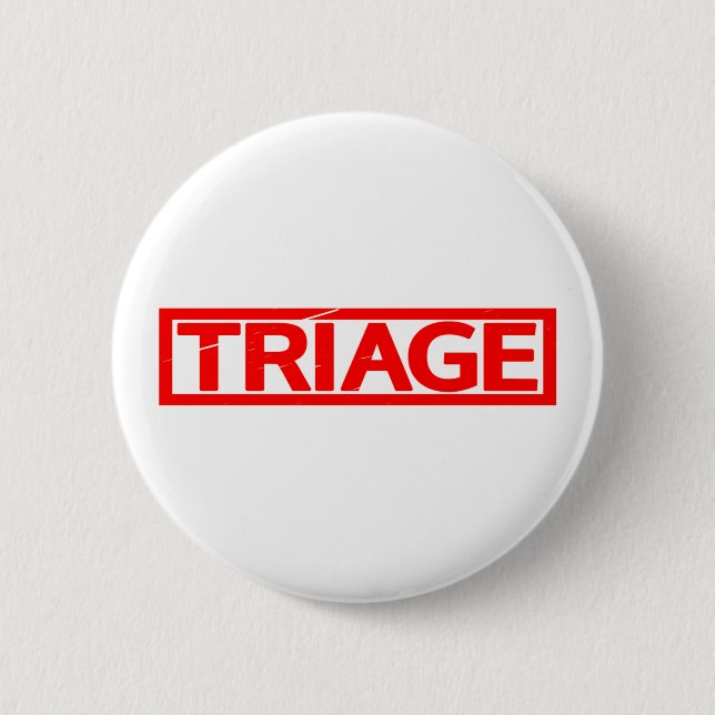 Badge Rond 5 Cm Timbre de triage (Devant)