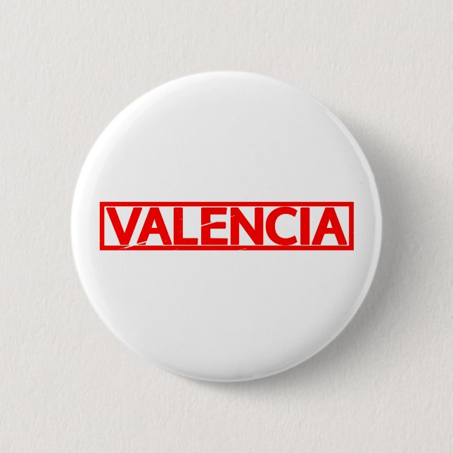 Badge Rond 5 Cm Timbre de Valence (Devant)