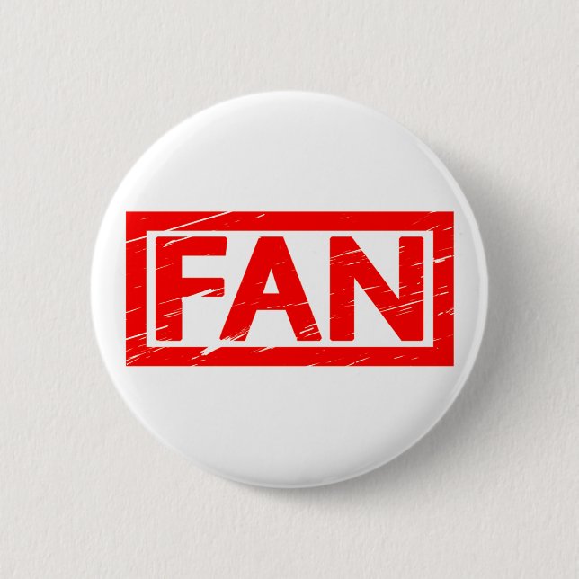 Badge Rond 5 Cm Timbre de ventilateur (Devant)
