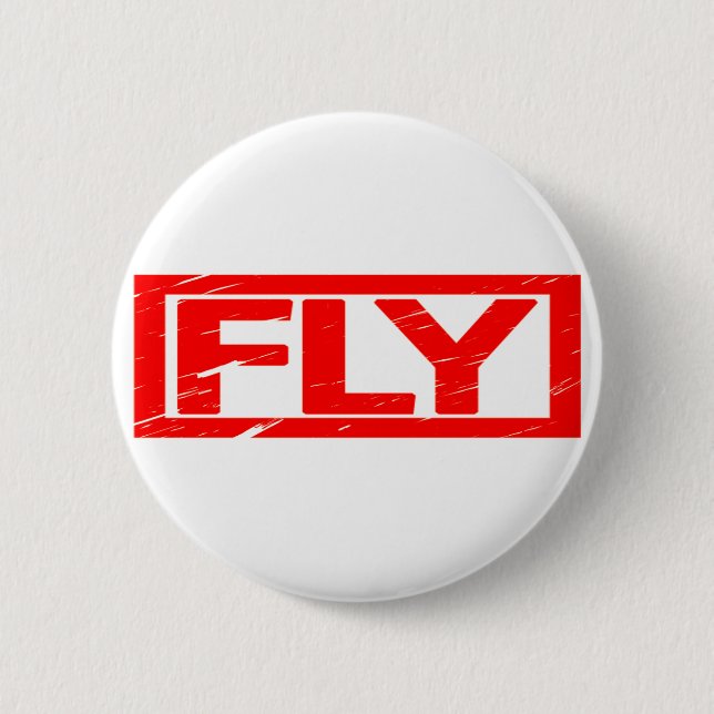 Badge Rond 5 Cm Timbre de vol (Devant)