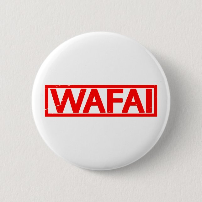 Badge Rond 5 Cm Timbre de Wafai (Devant)