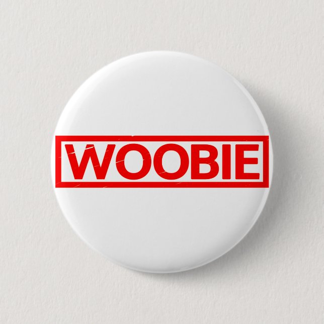 Badge Rond 5 Cm Timbre de Woobie (Devant)