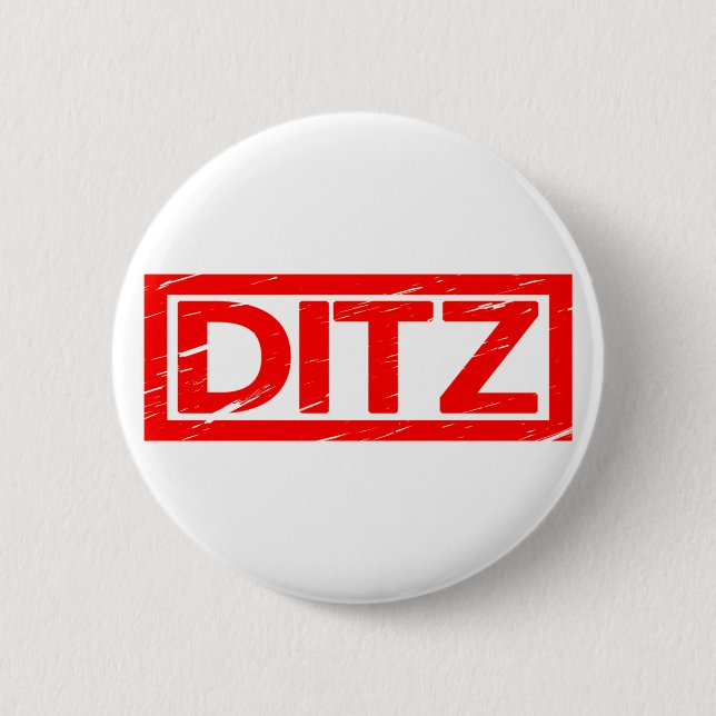 Badge Rond 5 Cm Timbre Ditz (Devant)