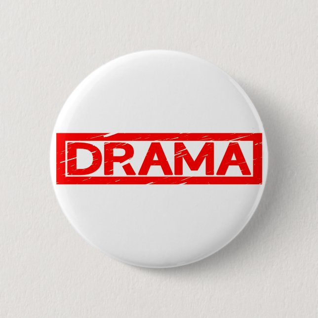 Badge Rond 5 Cm Timbre dramatique (Devant)