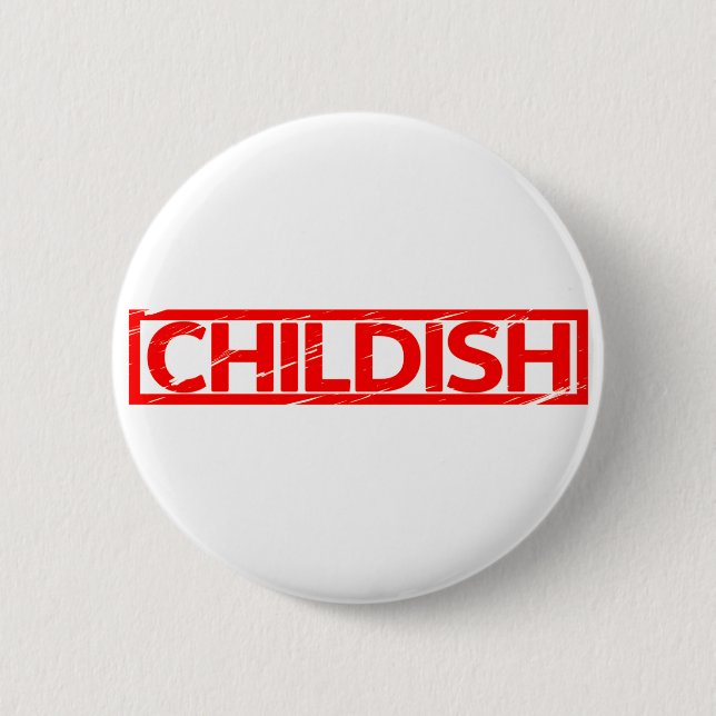 Badge Rond 5 Cm Timbre enfant (Devant)