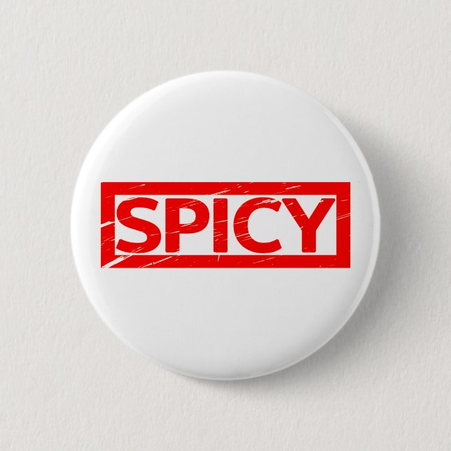 Badge Rond 5 Cm Timbre épicé (Devant)