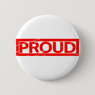 Badge Rond 5 Cm Timbre fière