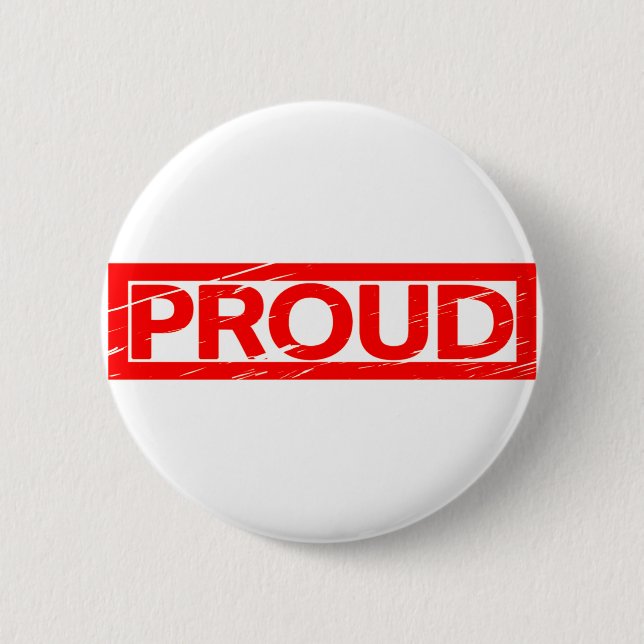 Badge Rond 5 Cm Timbre fière (Devant)
