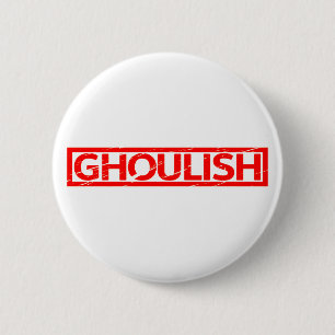 Badge Rond 5 Cm Timbre Ghoulish