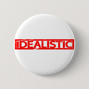 Badge Rond 5 Cm Timbre idéaliste